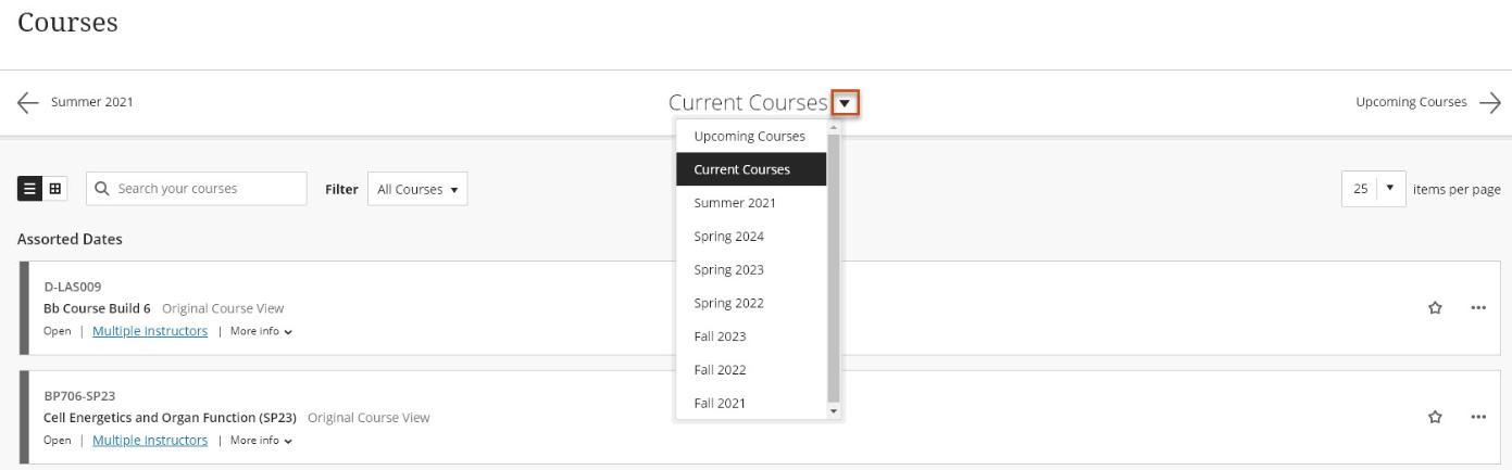 Course navigation view 3